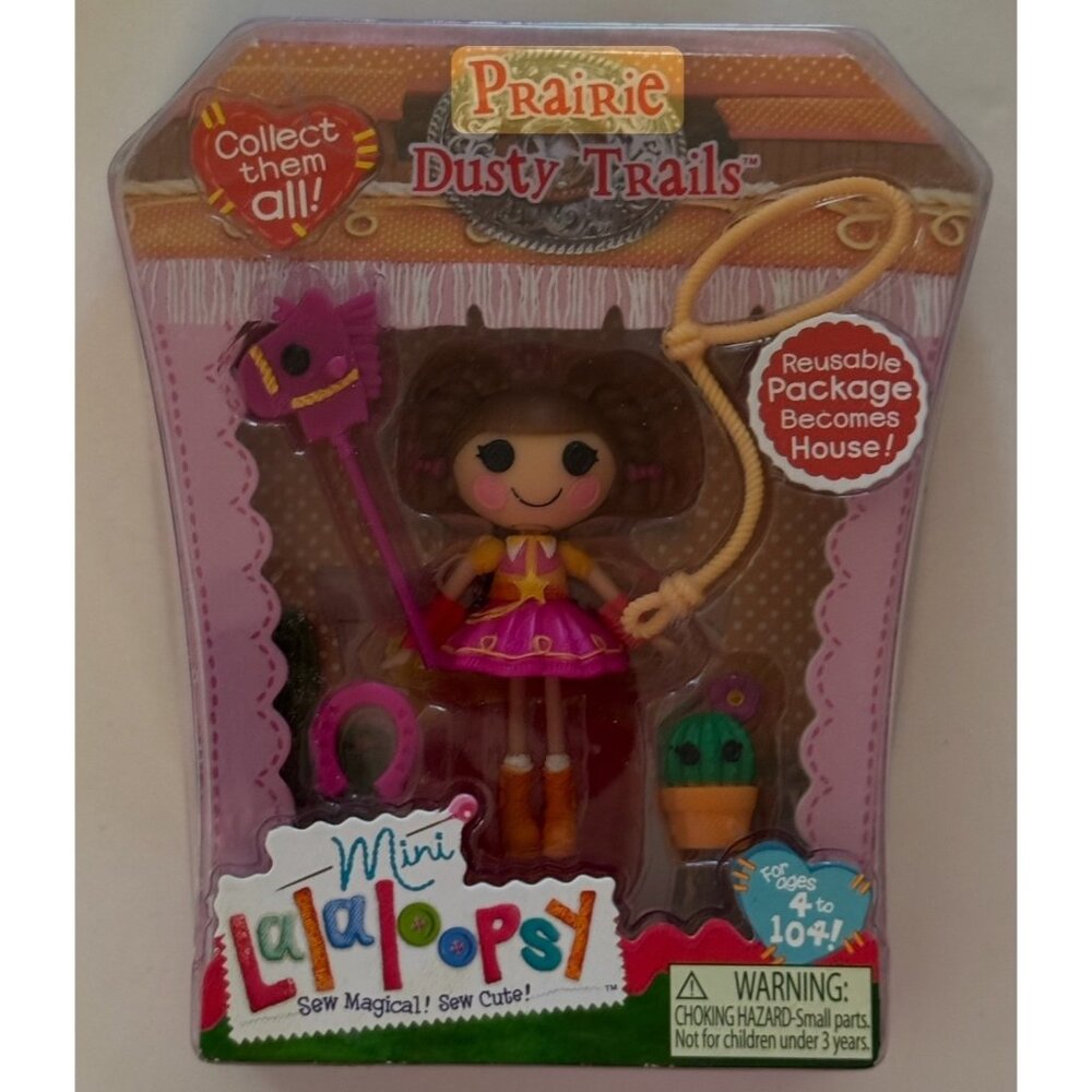 Lalaloopsy Mini Doll "PRAIRIE DUSTY TRAILS" NEW Retired NRFB ~Ships in a box!